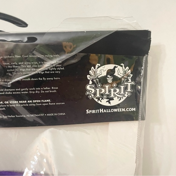 Spirit Dark Ombre Curls Wig Purple Halloween - Picture 14 of 16